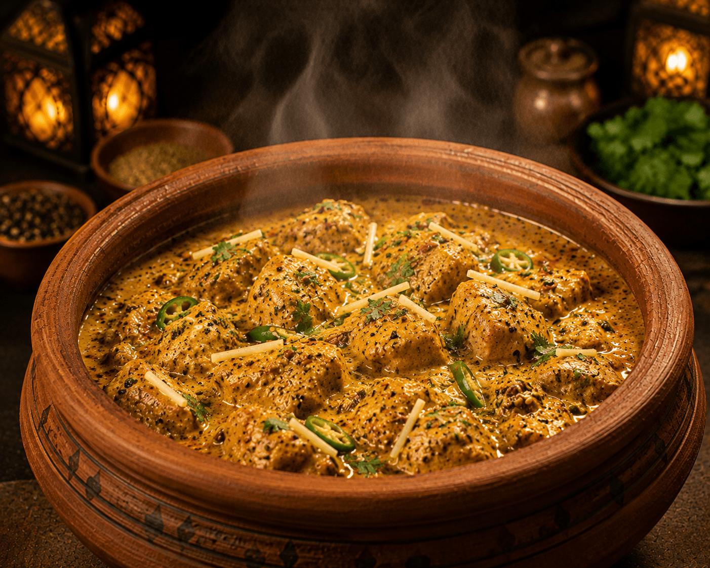 Chicken Achari Handi