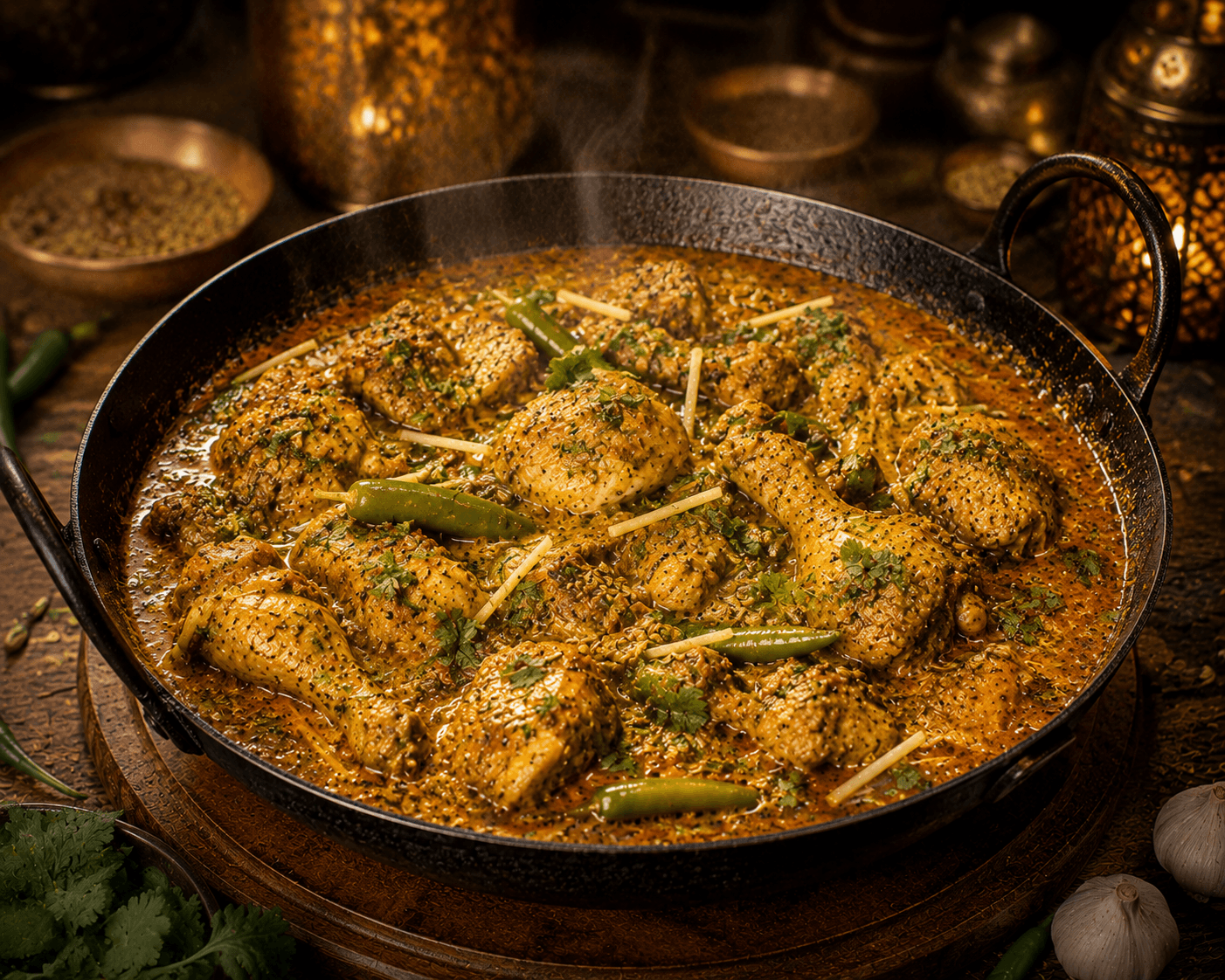 Chicken Achari Karahi